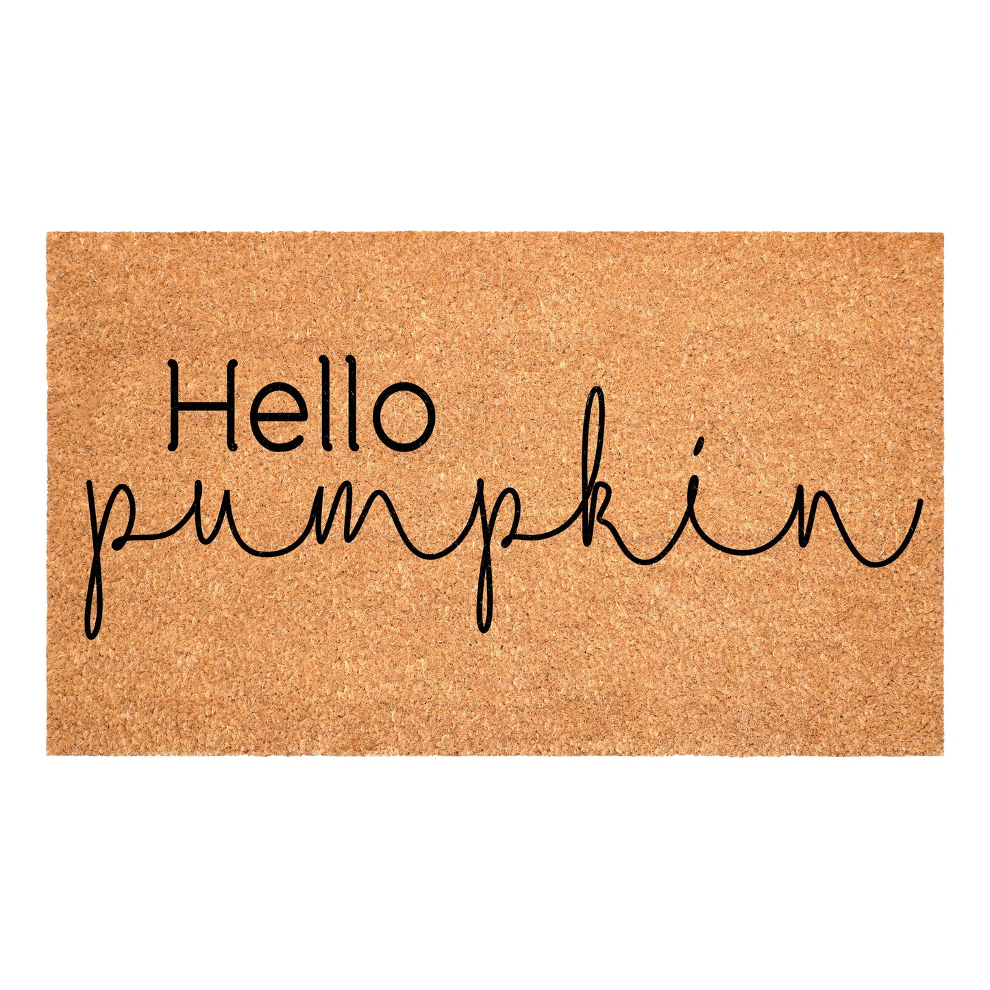 Hello Pumpkin Fall Doormat: 17 x 29