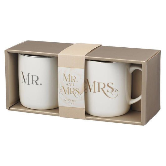 Mr. & Mrs. 1 Cor. 13:4 Mug Set