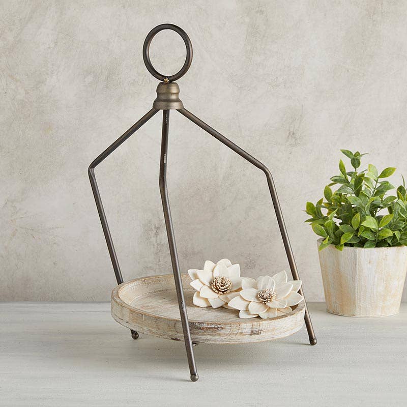 Cake Stand with Metal Holder