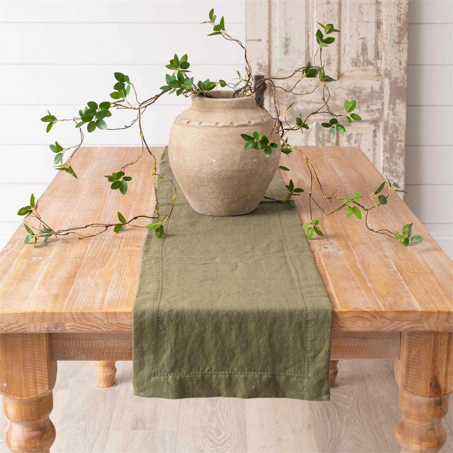 Table Runner - Stonewashed Moss