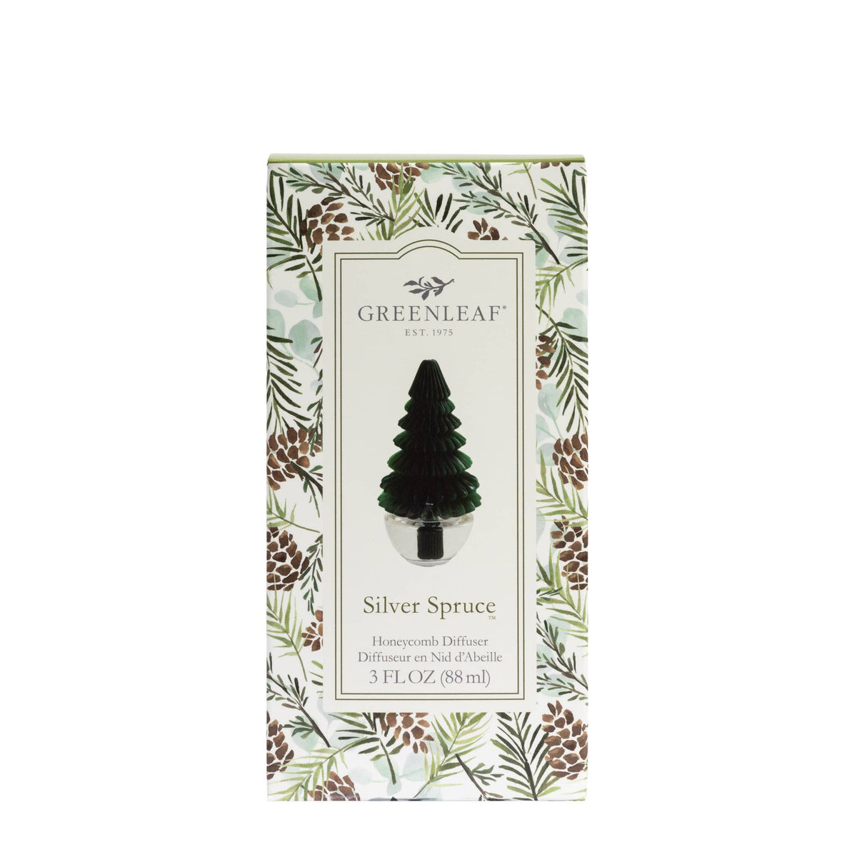 Silver Spruce Tree Honeycomb Diffuser 4pk | Holiday