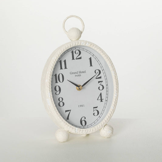 White Desk Clock