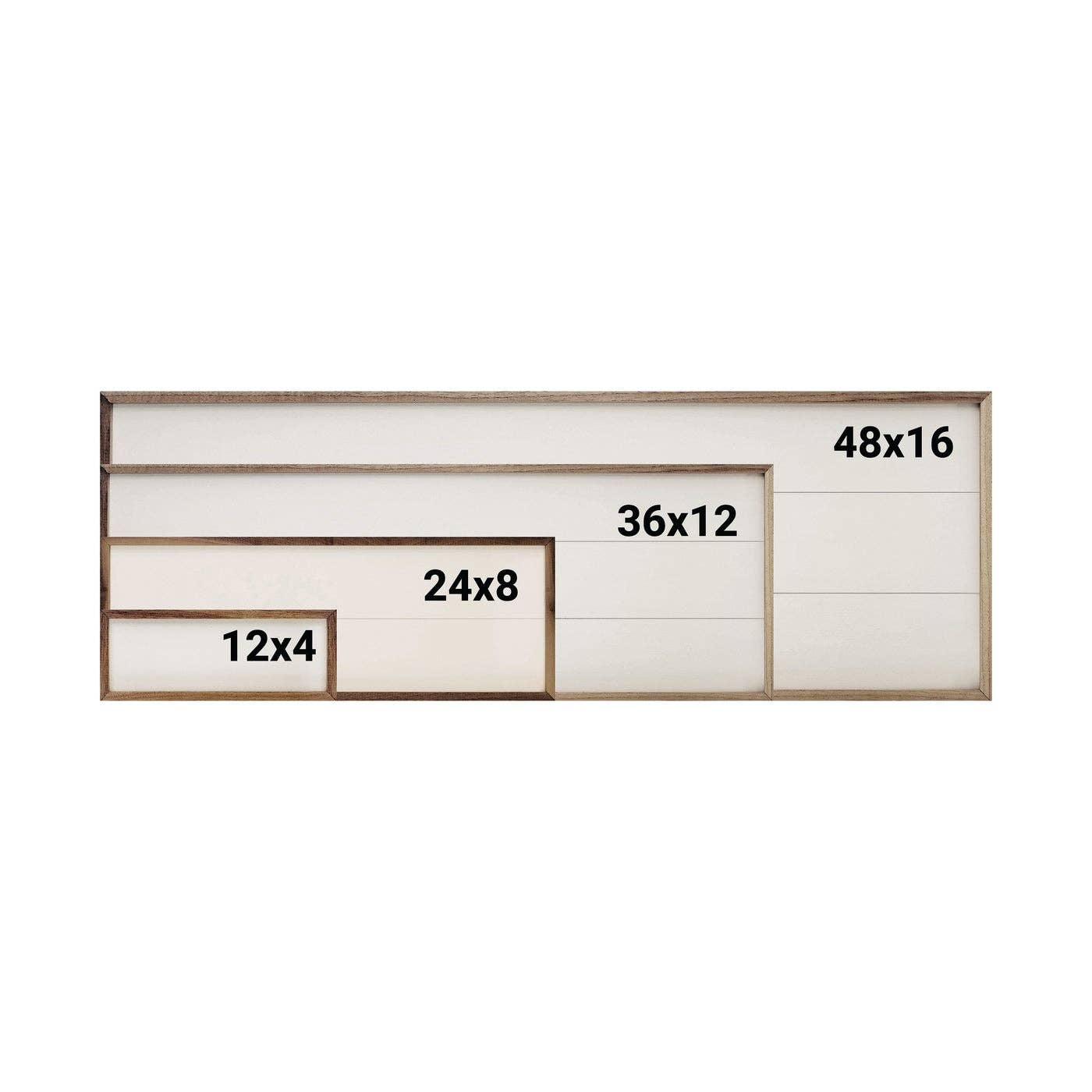 P.S. I Love You Script White: 12 x 4 x 1.5
