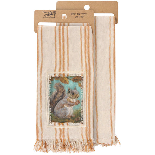 Curious Squirrel Kitchen Towel