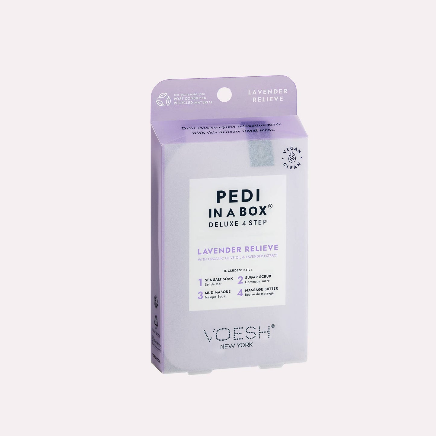 Pedi in a Box 4 Step - Add on Service - Lavender Relieve