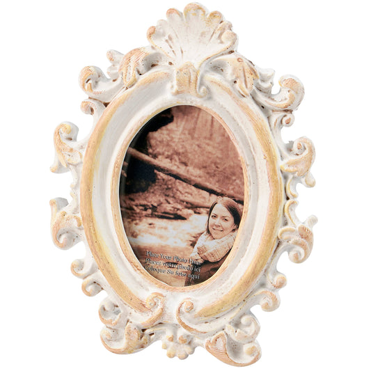 Ornate Oval Photo Frame