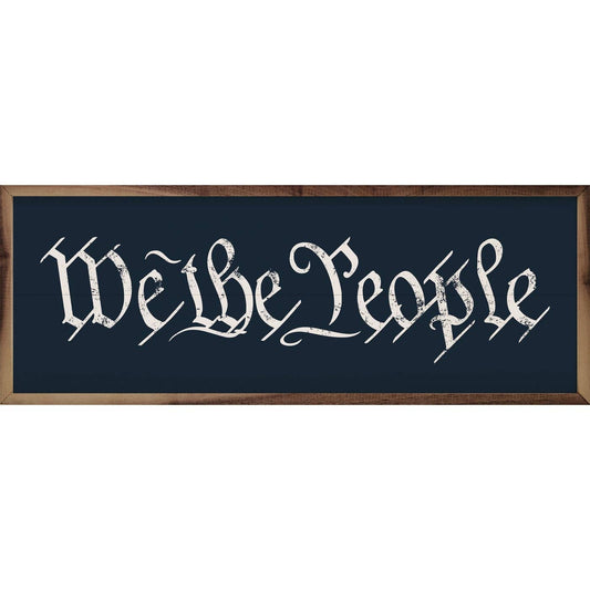 We The People Blue: 12 x 4 x 1.5