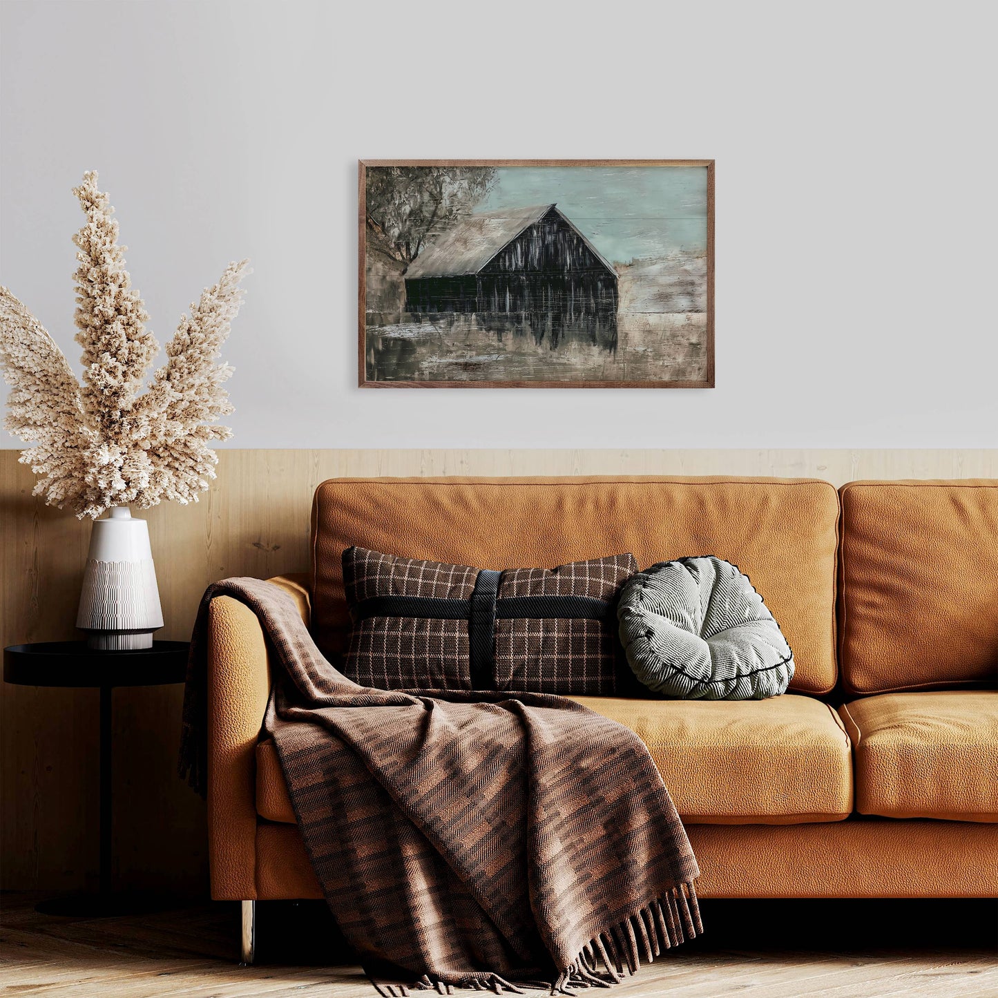 Old Black Barn By Morgan Adams: 24 x 16