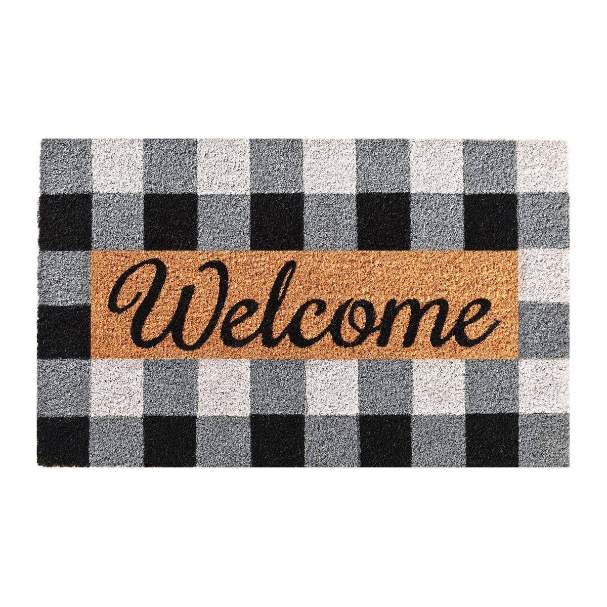 Pretty in Plaid Doormat