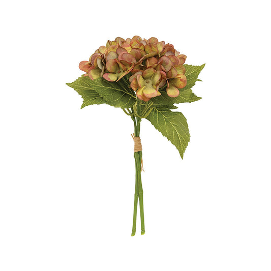 Dusty Mauve Hydrangea Bouquet - 11.5"