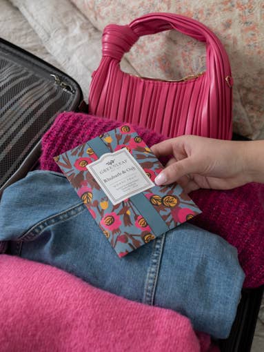 Rhubarb & Oak Large Sachet | Fall Scent