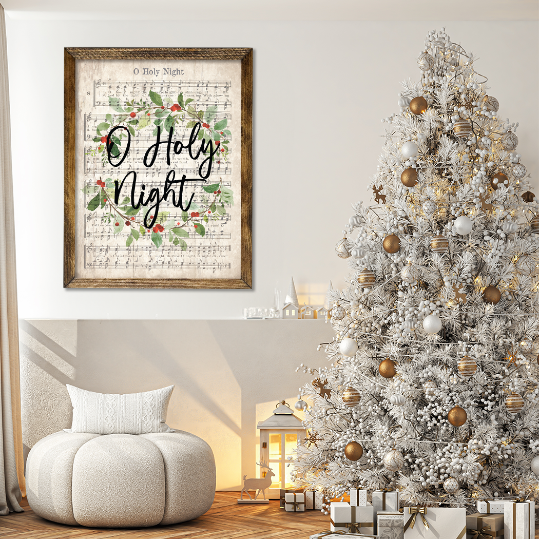 TIMBERLAND FRAME O HOLY NIGHT: 9"x11"