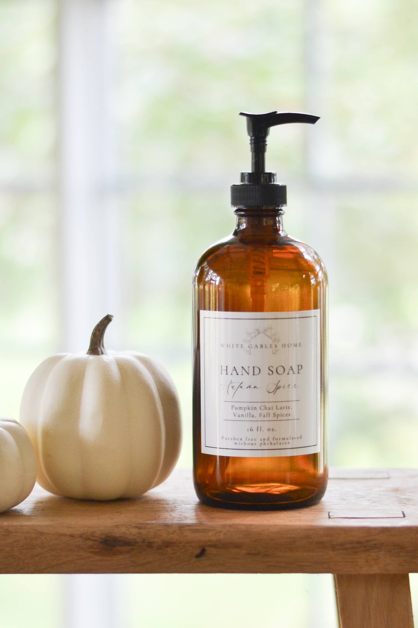 Autumn Spice Hand Soap In Glass Jar | Made In USA