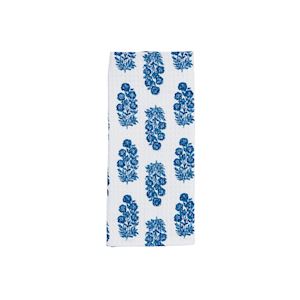 Dianthus Blue Block Towel