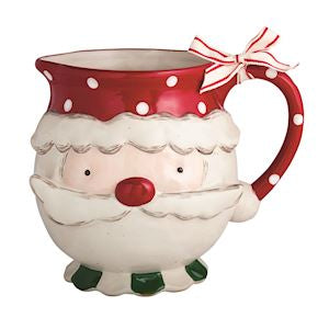 Christmas Santa Pitcher