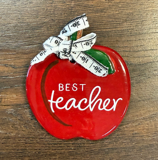 Best Teacher Ceramic Ornament