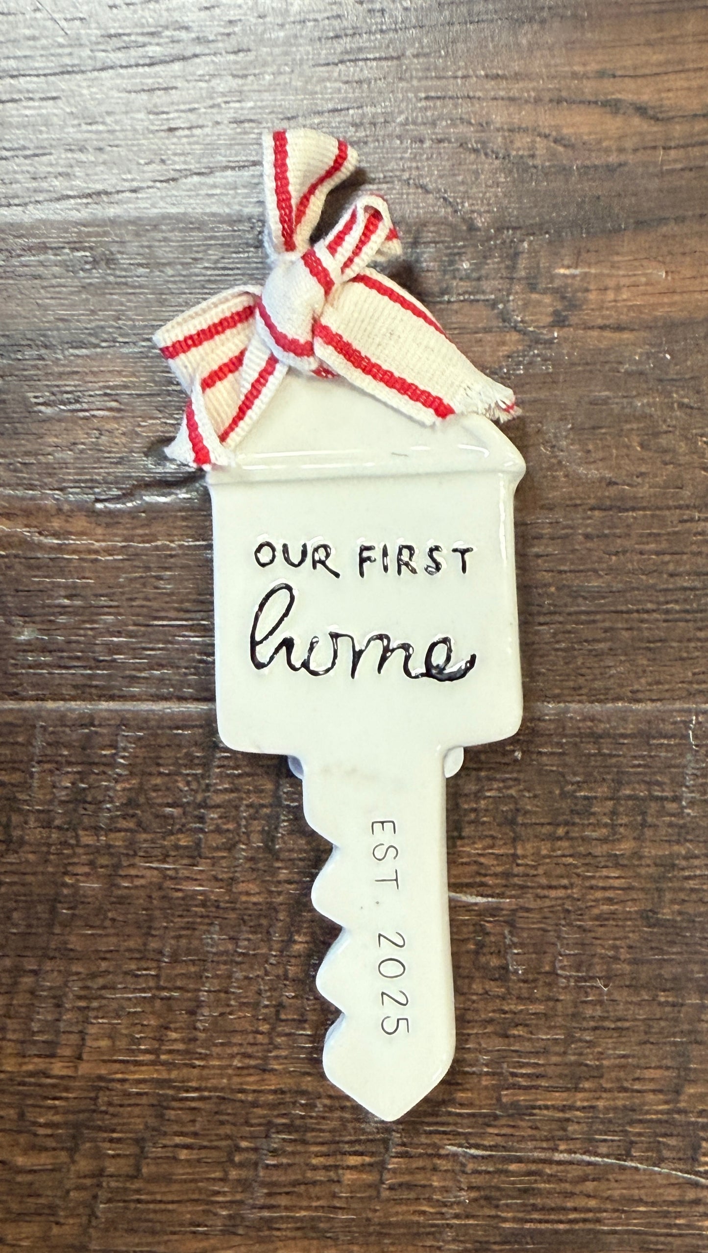 Our First Home Ceramic Ornament