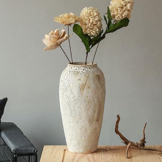 Rustic Ceramic Flower Large Vase