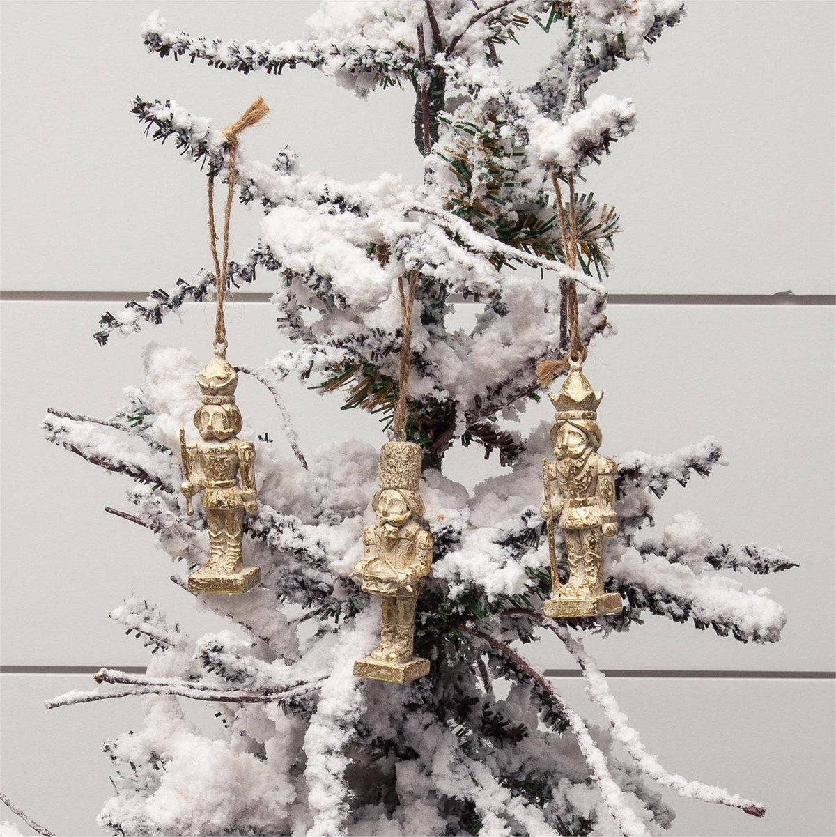 Ornaments - Champagne Nutcrackers (Pk/03 Ast)