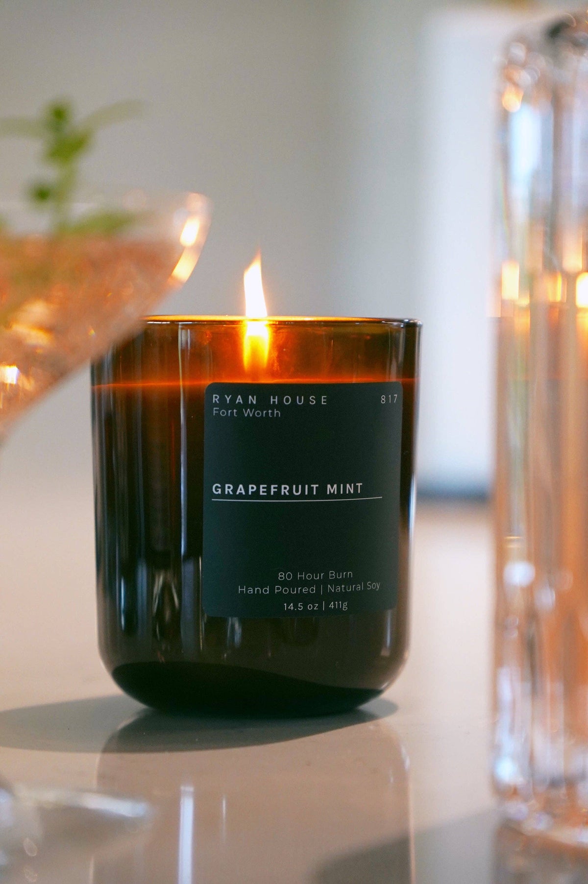 Black Label Candles: Rosemary Sage