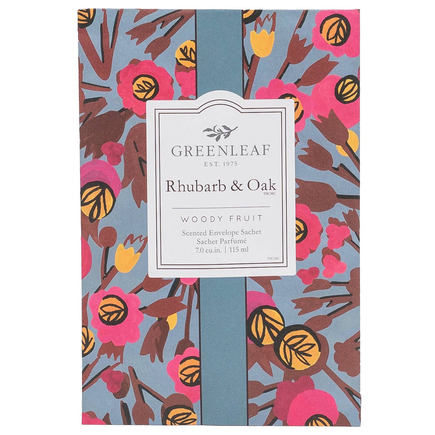 Rhubarb & Oak Large Sachet | Fall Scent