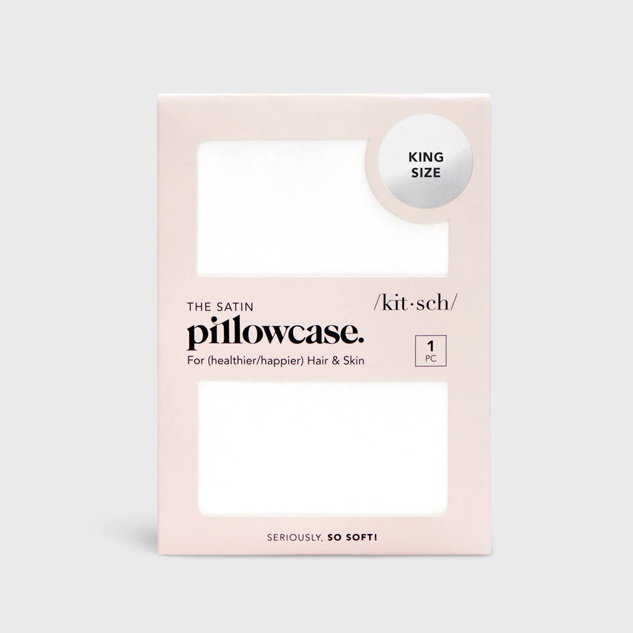 Satin Pillowcase King - Ivory
