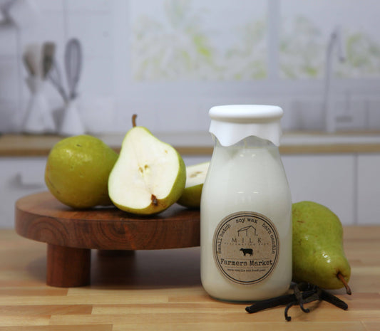 Milk Bottle Candle Farmers Market
