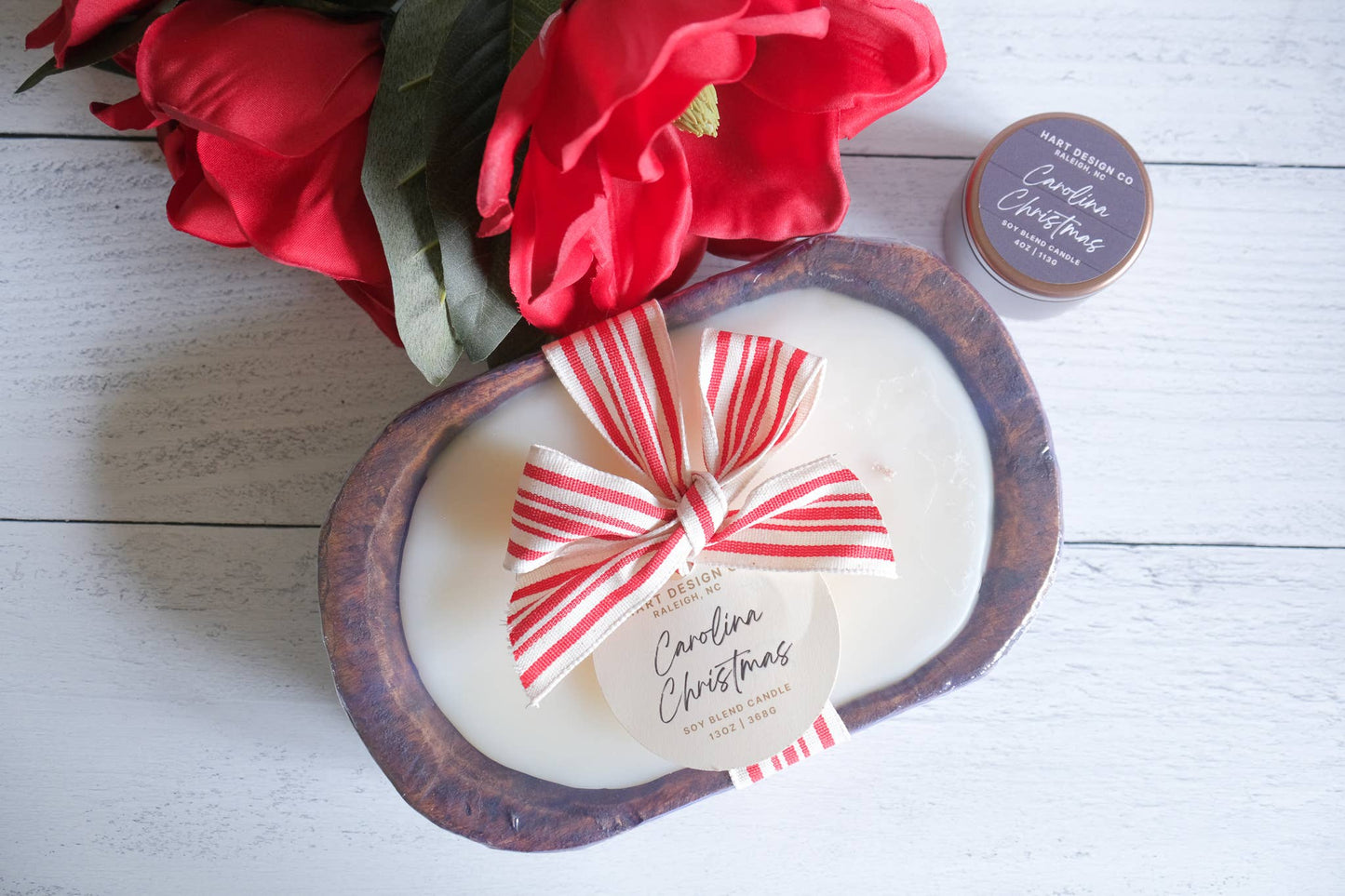 Carolina Christmas | Holiday Favorites Candles 3 wick dough bowl