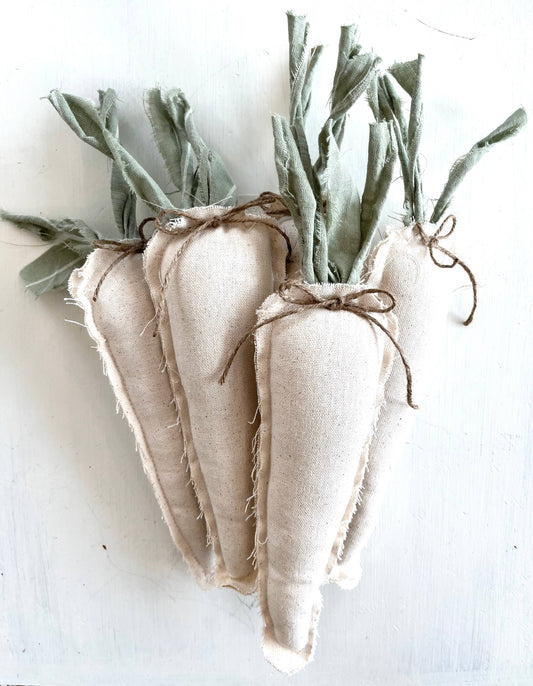 Rustic Fabric Regular Carrot: Natural