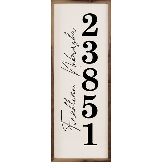 La Vernia, Tx 78121 Vertical White: 4 x 12 x 1.5