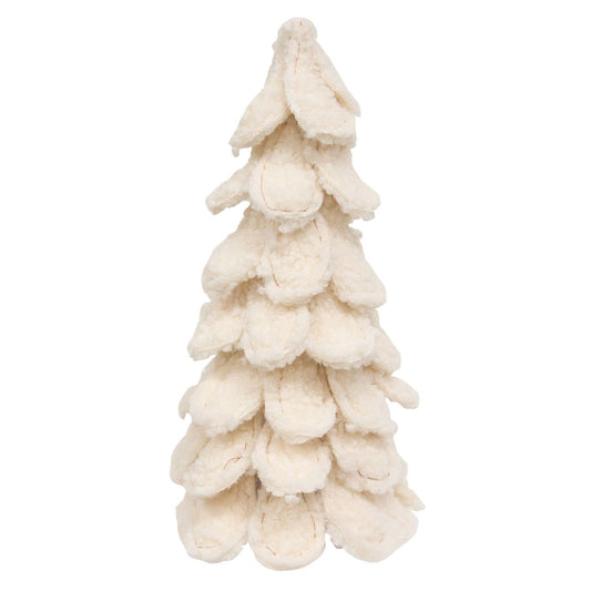 White Sherpa Christmas Tree - 13.5"
