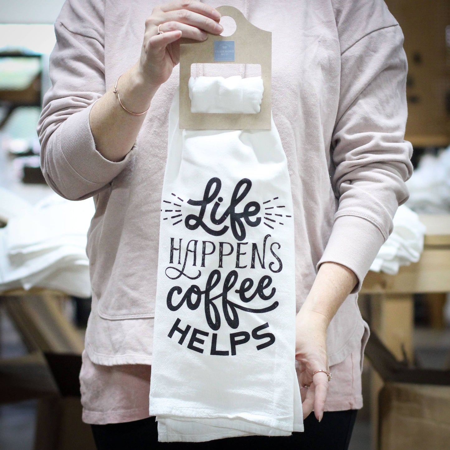 These Are The Days Cotton Tea Towel