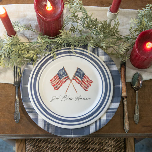 American Flag Plate