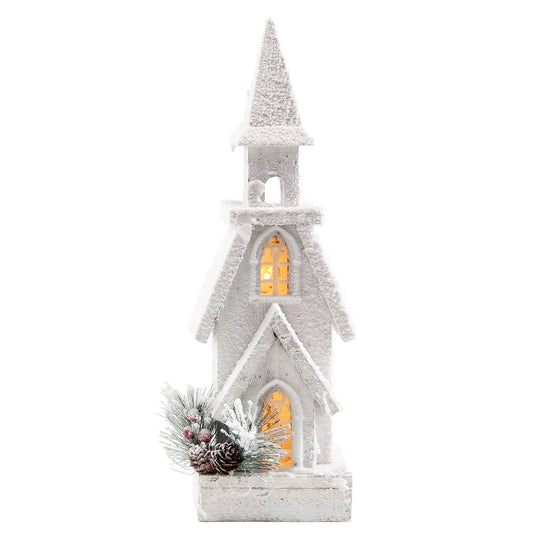 Wood Church w/ Light Md