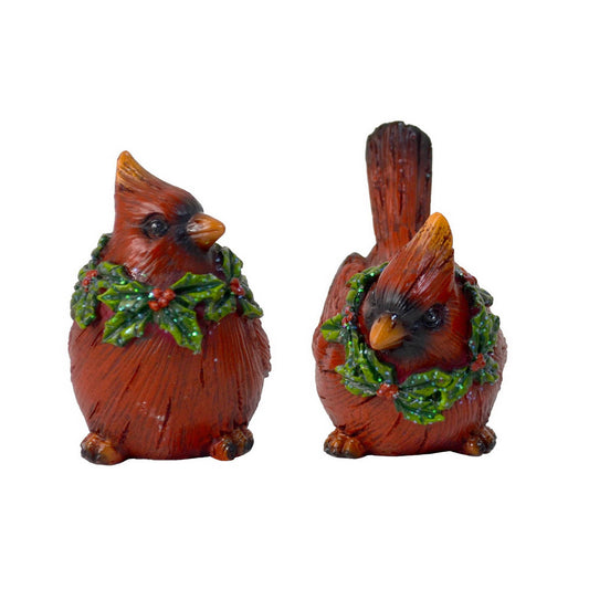Sitting Red Birds (2)