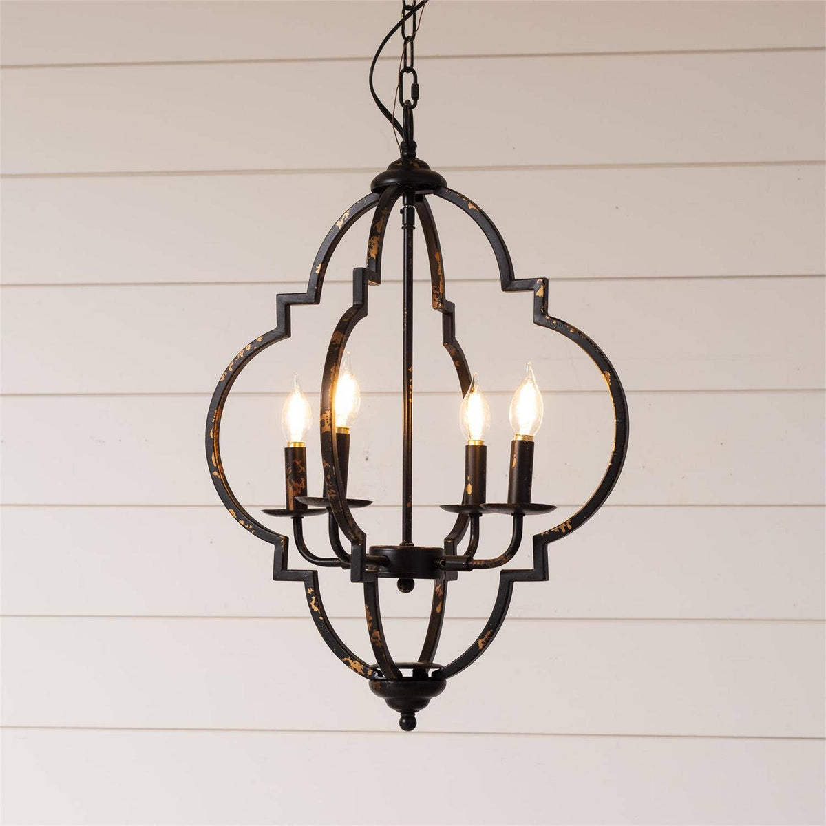 Quatrefoil Style Pendant Chandelier (PC)
