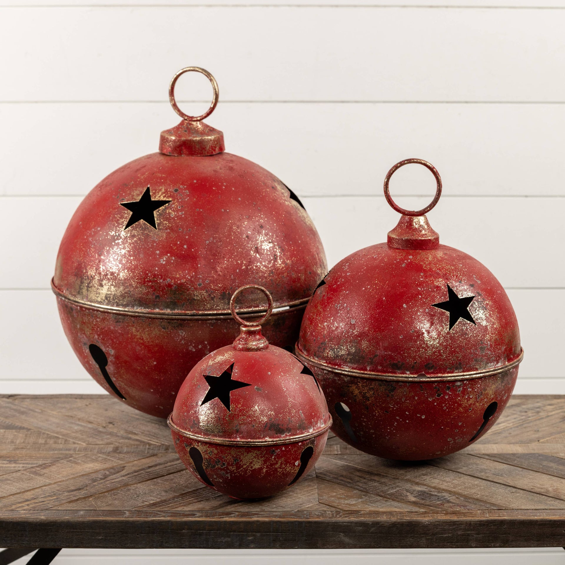 13” Rusty Metal Large Jingle Bells Star | Mercari, image size:1920x1920