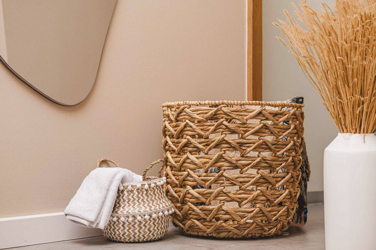 Water Hyacinth Storage Basket