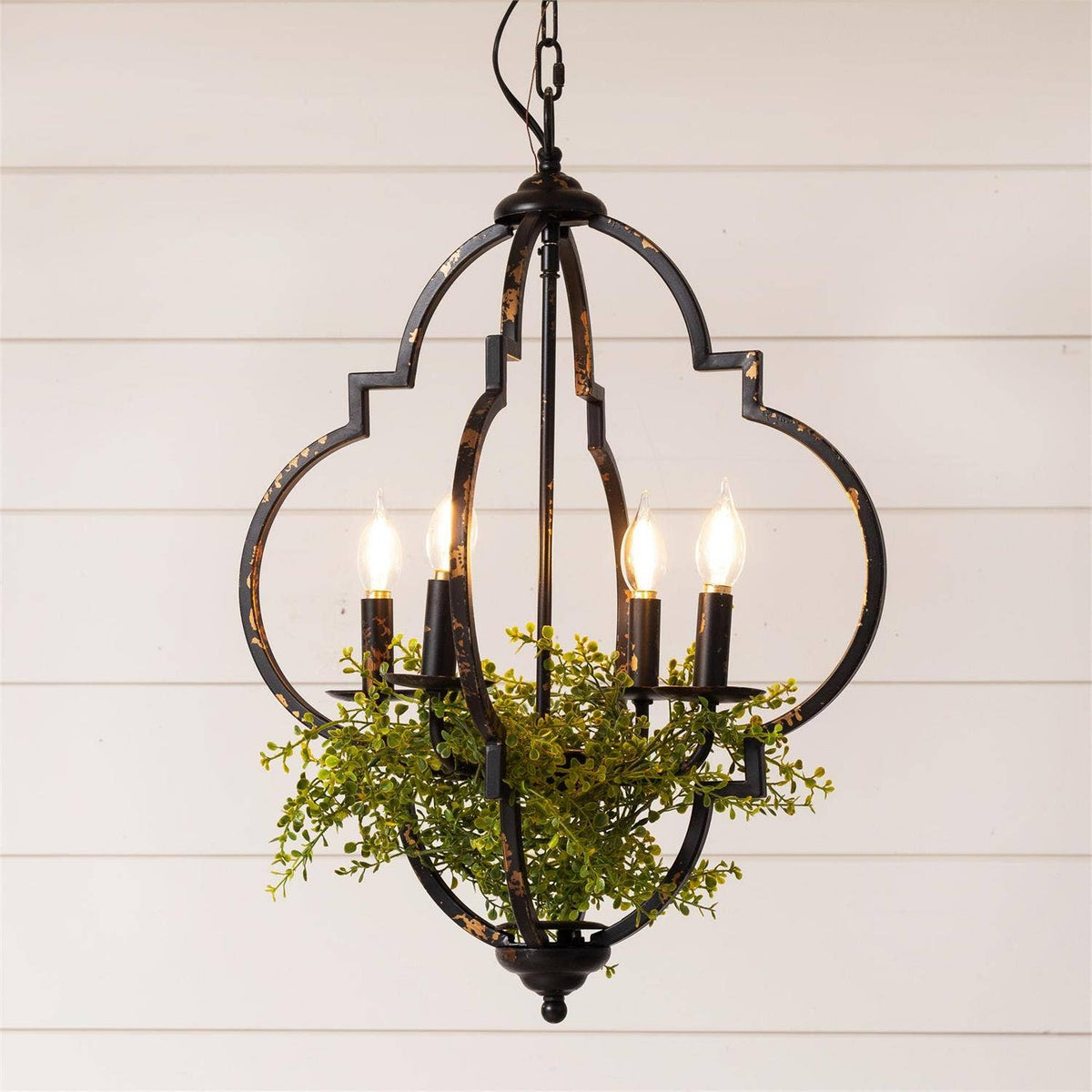 Quatrefoil Style Pendant Chandelier (PC)