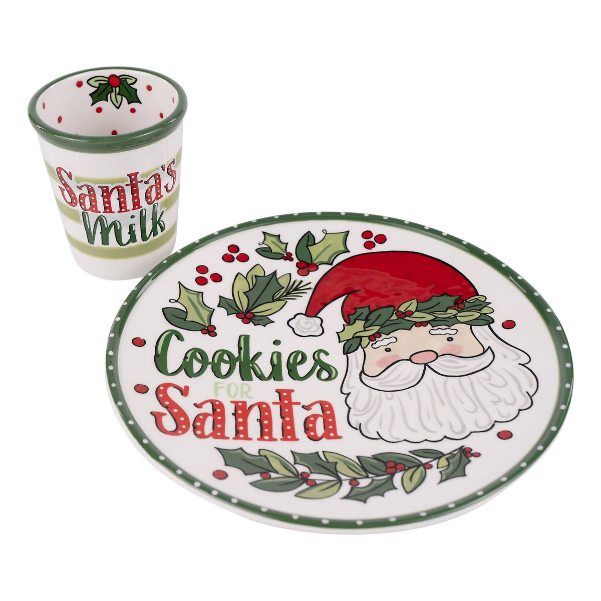 Cookies and Milk for Santa Set