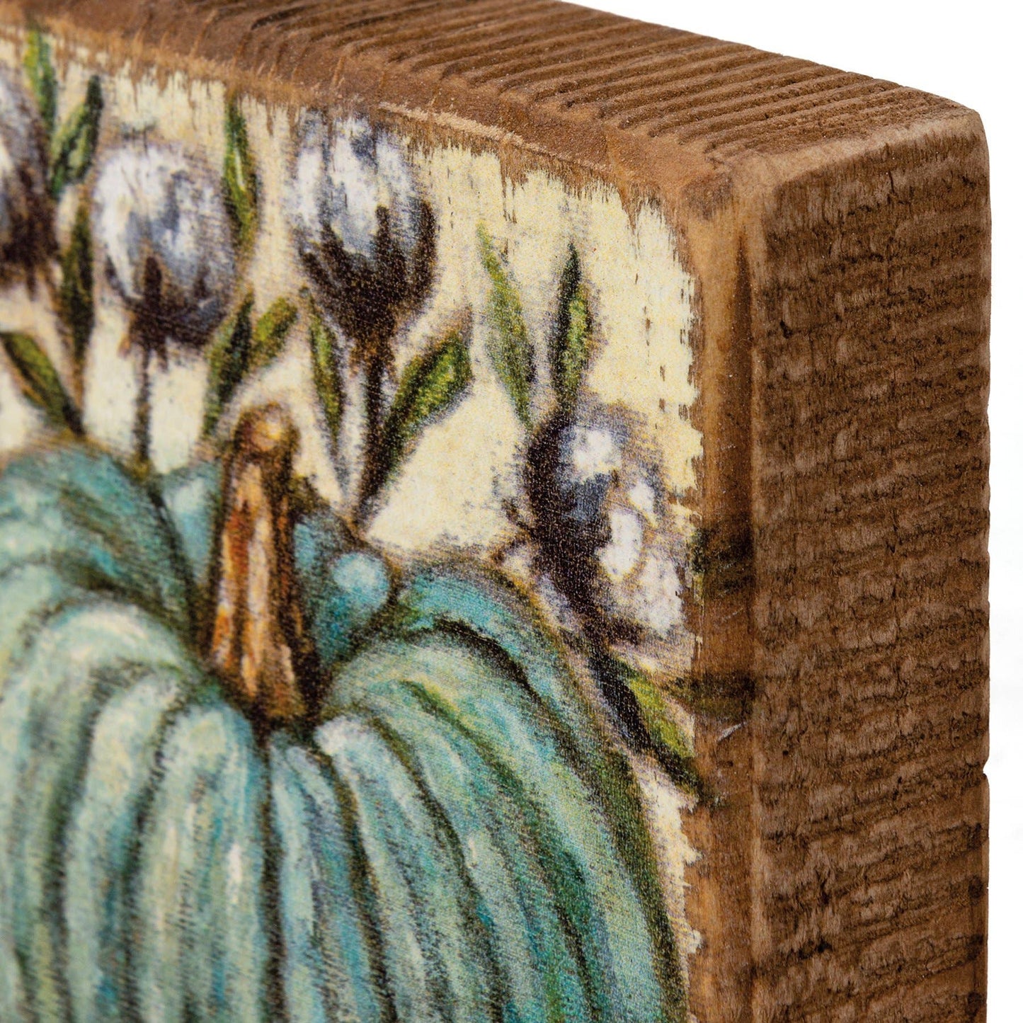 Green Pumpkin Block Sign