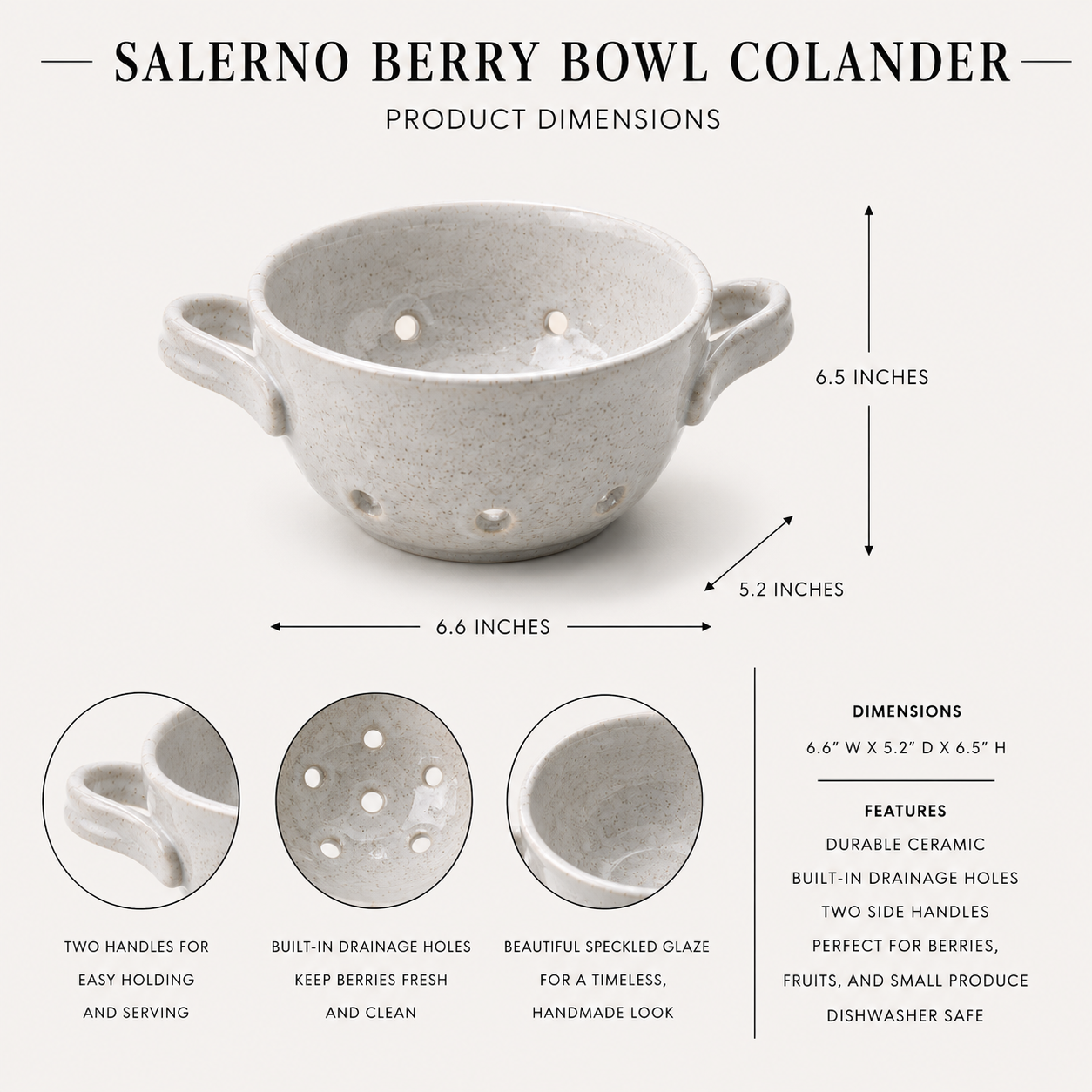 Mini Berry Bowl Colander
