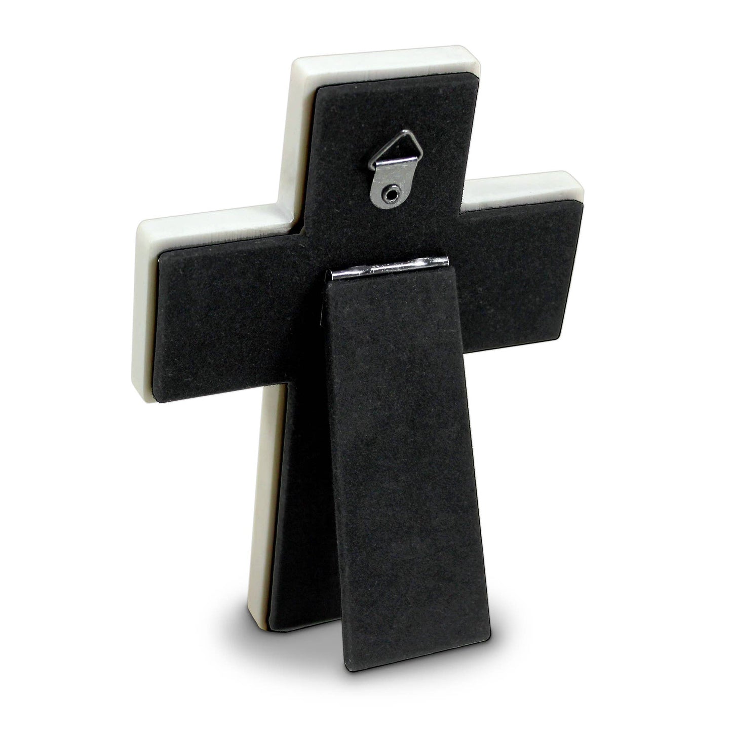 Hold Onto Hope Bless You White Tabletop Cross