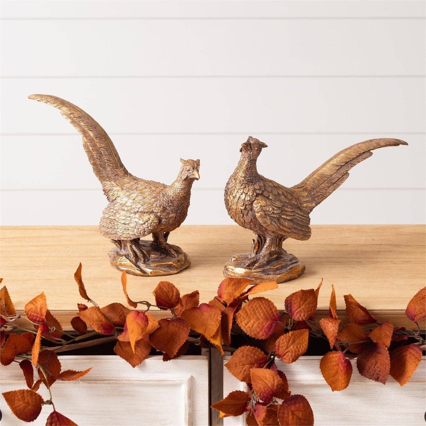 Gold Pheasant Figurine (2 Styles) (Pk/04 Ast)
