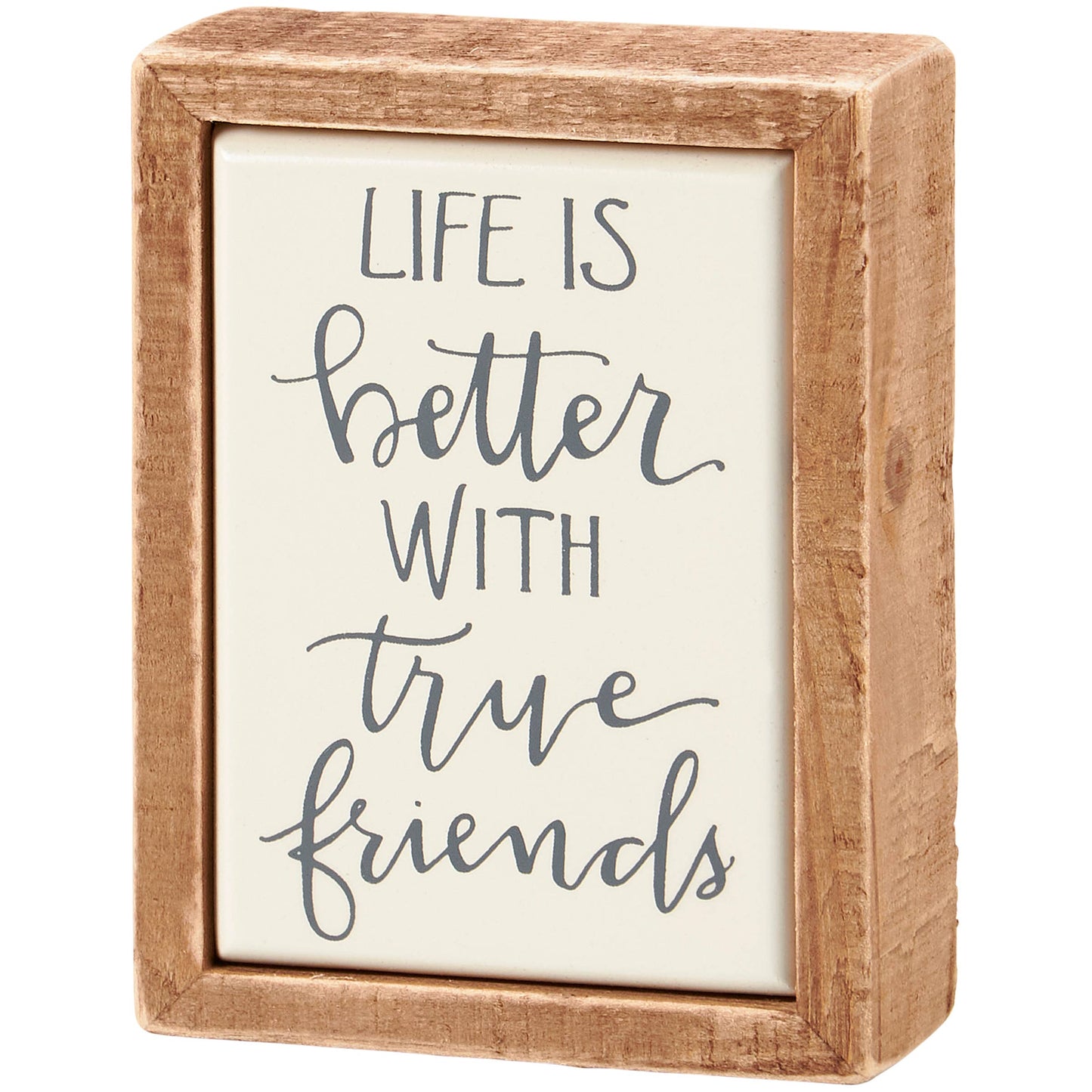 True Friends Box Sign Mini