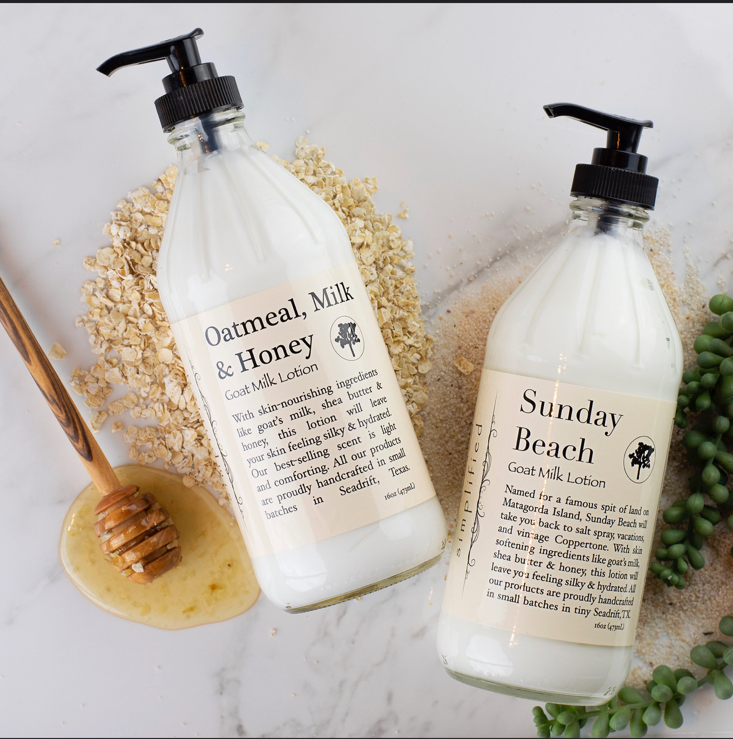 16oz Goat Milk Lotion: Grace