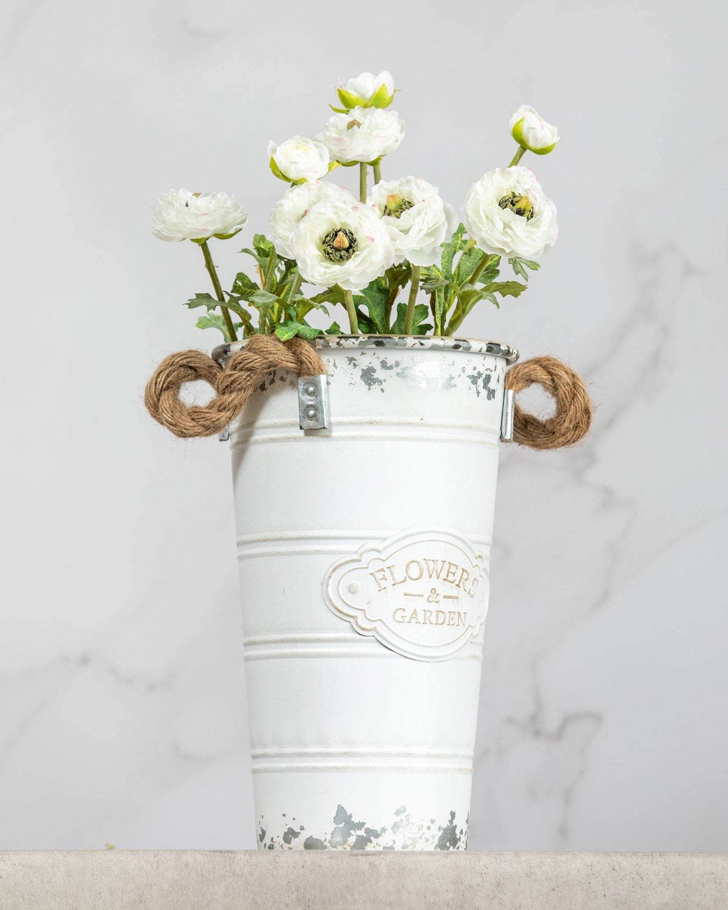White Ranunculus 18.5"