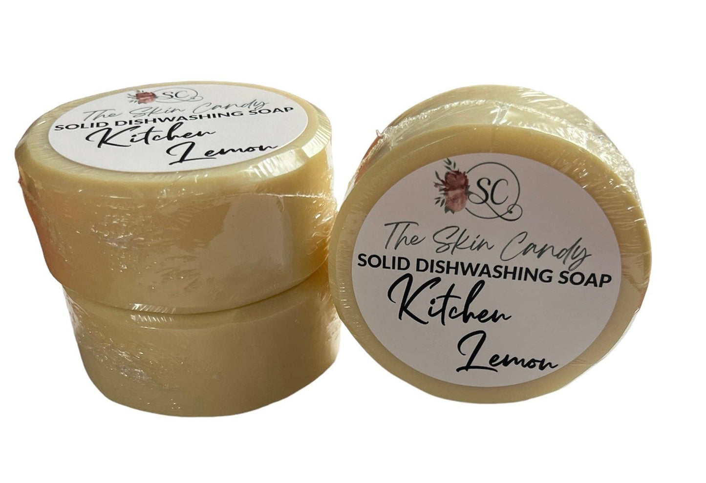 Solid Dish Soap | Refill | Plastic Free | Zero Waste | Vegan: KITCHEN LEMON