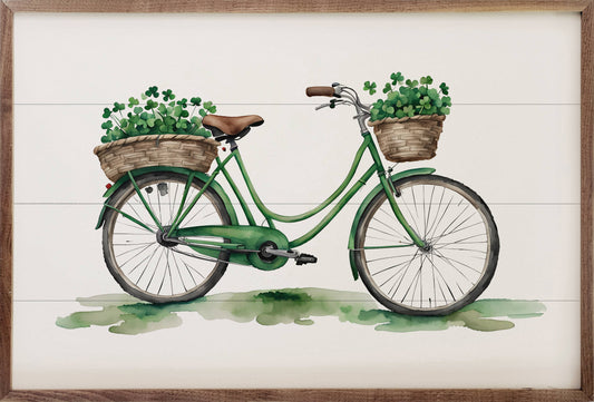 Green Bike White: 5 x 8 x 1.5