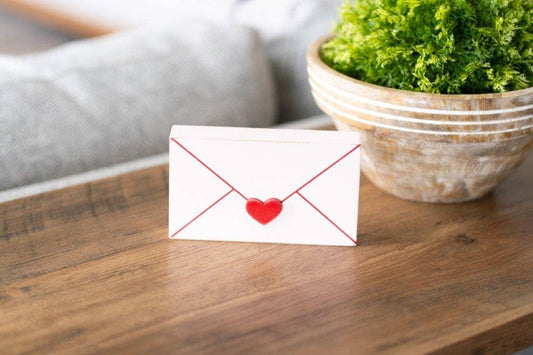Chunky Wood Valentine Letter 5x3x1